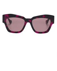 Gucci - Double G Cat-eye Sunglasses - Lyst
