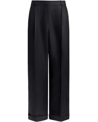 12 STOREEZ - Pleated Cuffed Trousers - Lyst
