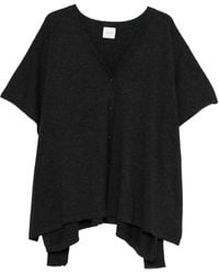 Alysi - Short-Sleeve Buttoned Cardigan - Lyst
