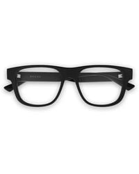 Gucci - Brille Mit Eckigem Gestell - Lyst