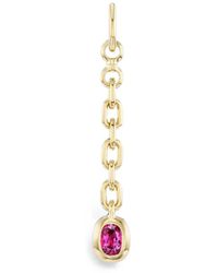 UNIFORM OBJECT - Sapphire And Diamond Carriage Drop Pendant - Lyst