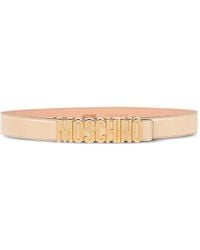 Moschino - Logo-Detailed Belt - Lyst