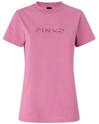 Pinko - Start Logo Patch T-Shirt - Lyst