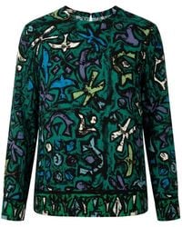 Valentino Garavani - Abstract-Print Top - Lyst