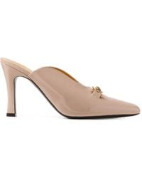 Versace - Marisa Patent Mules 90 Mm - Lyst