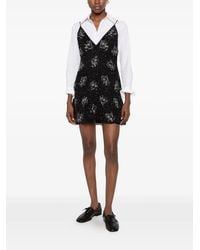 Antik Batik - Bead-Embellished Floral-Sequin Mini Dress - Lyst