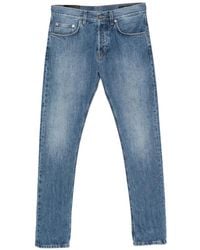 Dondup - Faded Slim-Fit Jeans - Lyst