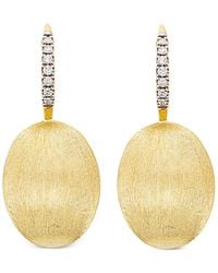 Nanis - 18K Large Ciliegine Diamond Earrings - Lyst