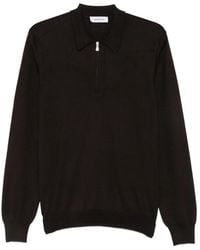 Gran Sasso - Zip-Neck Fine-Knit Sweater - Lyst
