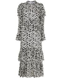 Macgraw - Robe Mi-Longue À Fleurs - Lyst