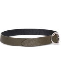 Orciani - Oval-Buckle Leather Belt - Lyst