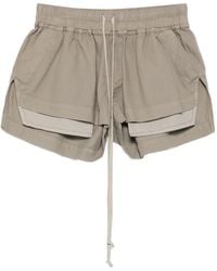 Rick Owens - Short En Coton À Lien De Resserrage - Lyst