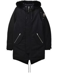 Moose Knuckles - Veste Oakbank Bordée De Fourrure - Lyst