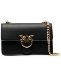 Pinko - Love One Pocket レザーショルダーバッグ - Lyst