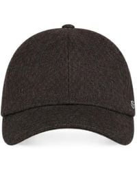 Tagliatore - Paneled Wool Baseball Cap - Lyst