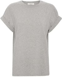 Victoria Beckham - Tilly Rolled-Sleeve T-Shirt - Lyst