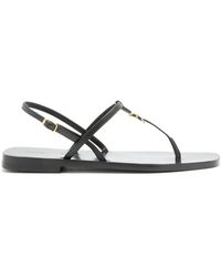 Proenza Schouler - Cross-Strap Flat Sandals - Lyst