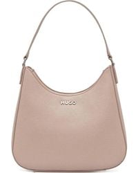 HUGO - Logo-Lettering Shoulder Bag - Lyst