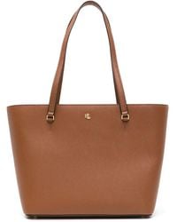 Ralph Lauren - Medium Karly Leather Tote Bag - Lyst