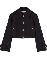 Palm Angels - Blend Cropped Coat - Lyst