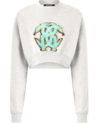 Roberto Cavalli - クロップド スウェットシャツ - Lyst