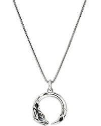 John Hardy - Naga Halskette Aus Sterlingsilber Mit Saphir - Lyst