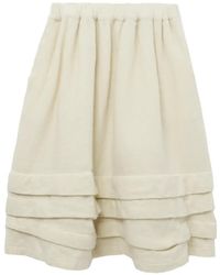 Comme des Garçons - Ruffled Midi Skirt - Lyst