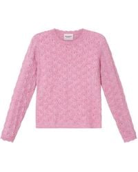 Isabel Marant - Obeline Openwork Knit Sweater - Lyst