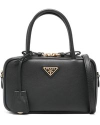 Prada - Bolso Mini Con Asa Superior - Lyst