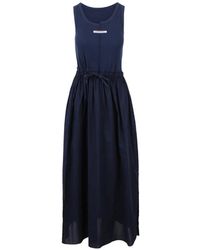 NOUMENO CONCEPT - Drawstring-Waist Sleeveless Dress - Lyst