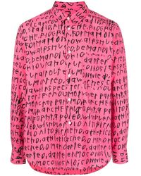 Comme des Garçons - Graphic-print Button-up Shirt - Lyst