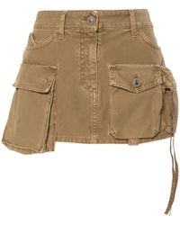 The Attico - Minirock Fay Aus Denim - Lyst