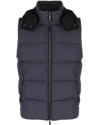 Moorer - High-Neck Padded Gilet - Lyst