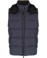 Moorer - High-Neck Padded Gilet - Lyst
