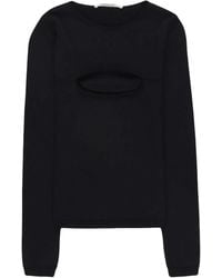 Stella McCartney - Cut-Out Detail Knit Top - Lyst