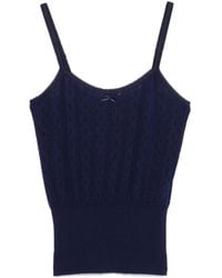 JW Anderson - Pointelle-Knit Top - Lyst