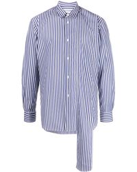 Comme des Garçons - Striped Layered Cotton Shirt - Lyst