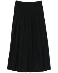 IVORY PARIS - Pleated Skirt - Lyst