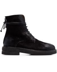 Marsèll - Parrucca Suede Combat Boots - Lyst