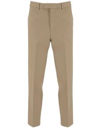Emporio Armani - Logo-Patch Trousers - Lyst