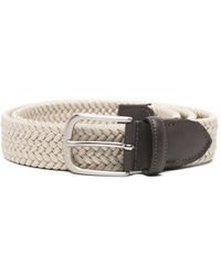 Eraldo - Braided Leather-Detail Belt - Lyst