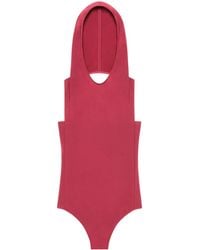 Courreges - Illusion Body Mit Kapuze - Lyst