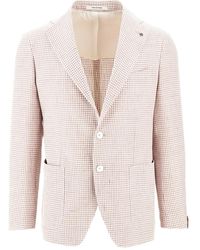 Tagliatore - Blazer con motivo pied de poule - Lyst