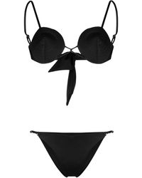Noire Swimwear - Tonal-Stitch Detail Bikini Set - Lyst