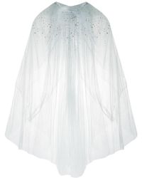 Jenny Packham Tulen Cape - Blauw