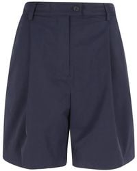 Save The Duck - Pleated Bermuda Shorts - Lyst