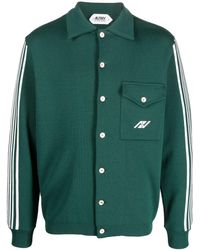 Autry - Logo-embroidered Shirt Jacket - Lyst