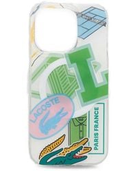 Lacoste - Iphone 15 Pro Phone Case - Lyst
