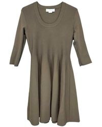 Stella McCartney - Fine-Knit Flared Mini Dress - Lyst
