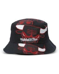 Mitchell & Ness - Chicago Bulls Hardwood Classics Cut Up Bucket Hat - Lyst